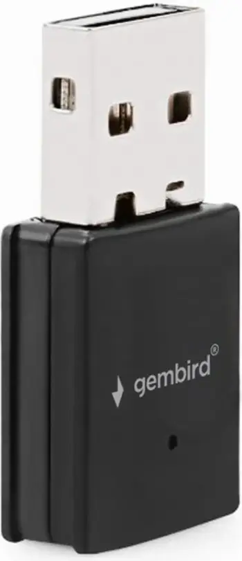 Përshtatës WiFi Gembird WNP-UA300-01, 300Mbps, USB, i zi