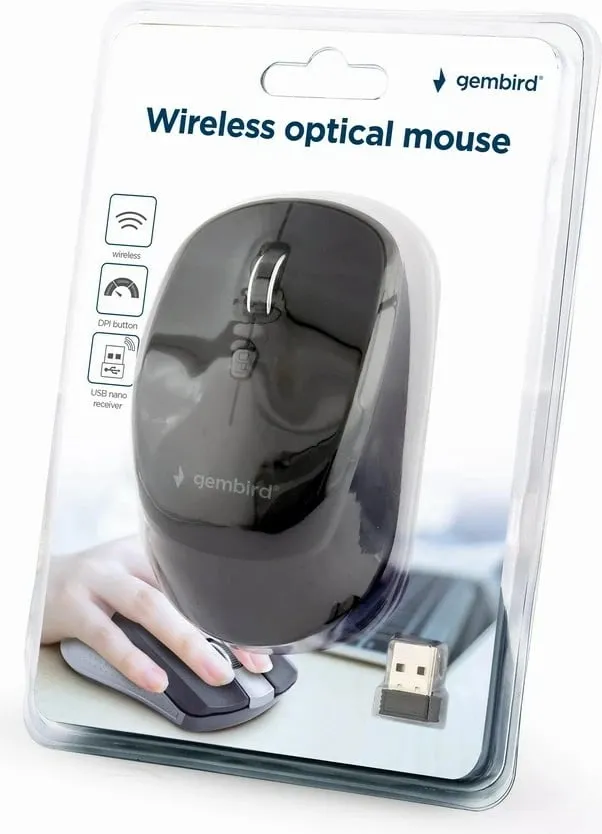 Maus optik Gembird MUSW-4B-05, 800-1600 DPI, i zi - 6