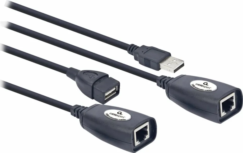 Përshtatës Gembird UAE30M USB - RJ45 (UAE30M), i zi - 4