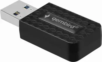 Përshtatës Wi-Fi Gembird WNP-UA1300-03, USB 3.0, AC1300, i zi