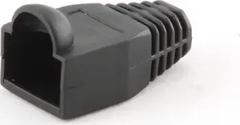 Mbrojtëse për kabllo rrjeti Gembird RJ-45, 100 copë, të zeza