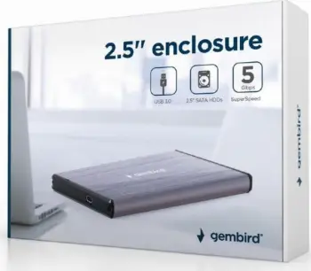 Kuti për disk Gembird 2.5" SATA - USB 3.2 Gen 1