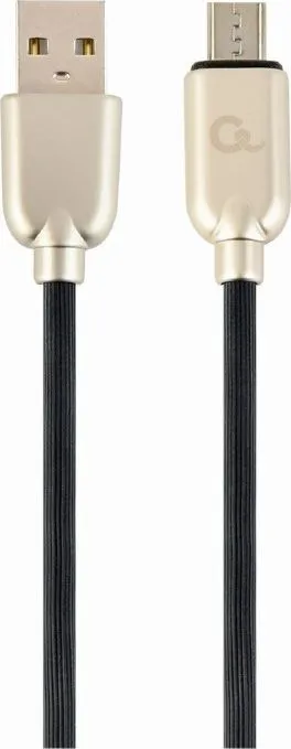 Kabllo Gembird USB-A - microUSB, 2m, e zezë - 1