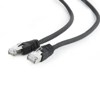 Kabllo rrjeti Gembird RJ-45/RJ-45, kat.6A, S/FTP, e zezë, 2m