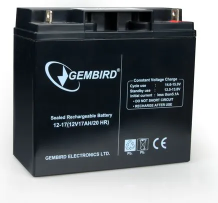 Akumulator Gembird,12V/17Ah - 1