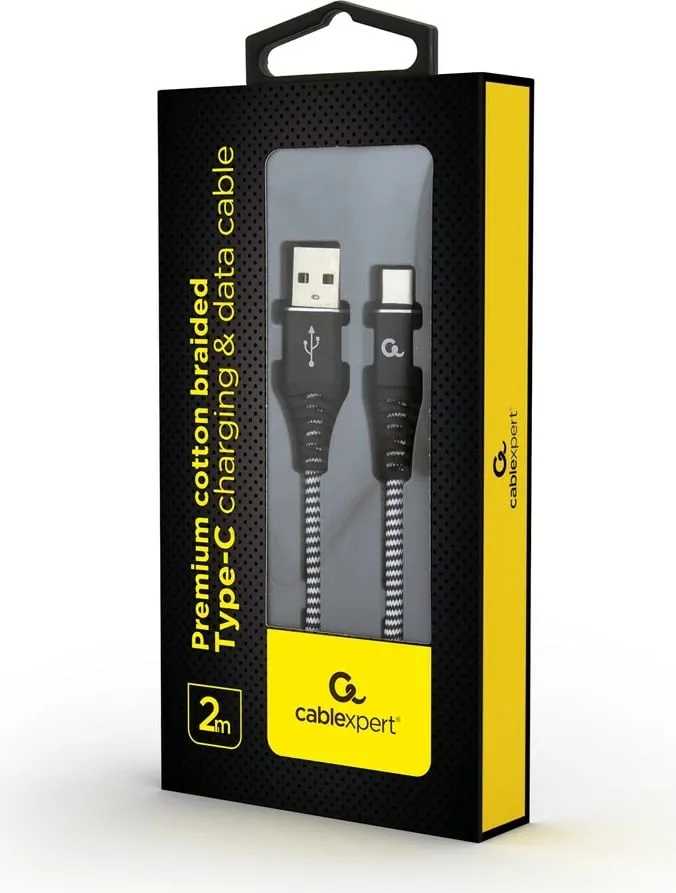 Kabllo Gembird USB-A në USB-C, 0.2m, e zezë - 2