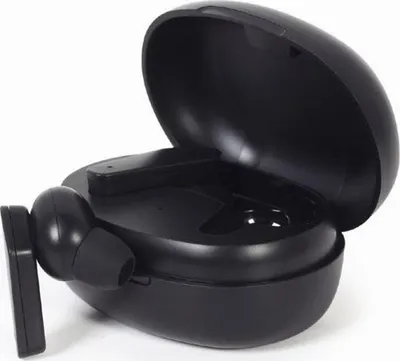 Dëgjuese Gembird, Bluetooth, me kuti karikuese, pa kabllo, të zeza - 1