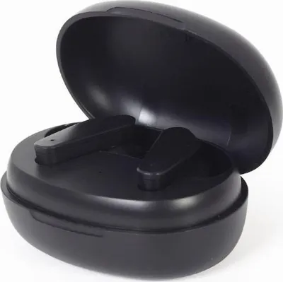 Dëgjuese Gembird, Bluetooth, me kuti karikuese, pa kabllo, të zeza - 2