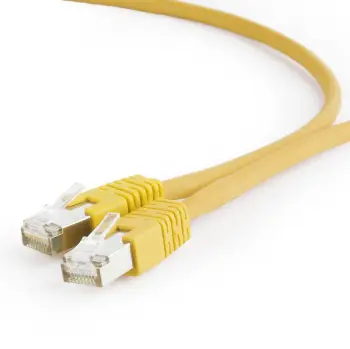 Kabllo rrjeti Gembird RJ-45/RJ-45, cat.6A, S/FTP, 0.25m, e verdhë