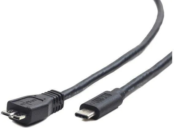 Kabllo USB Gembird USB-C në microUSB, 1m, e zezë. - 1