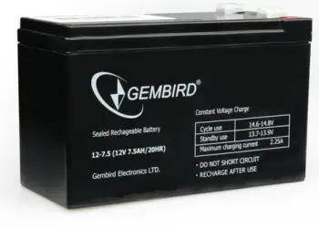 Bateri Gembird, 12V, 7.5AH