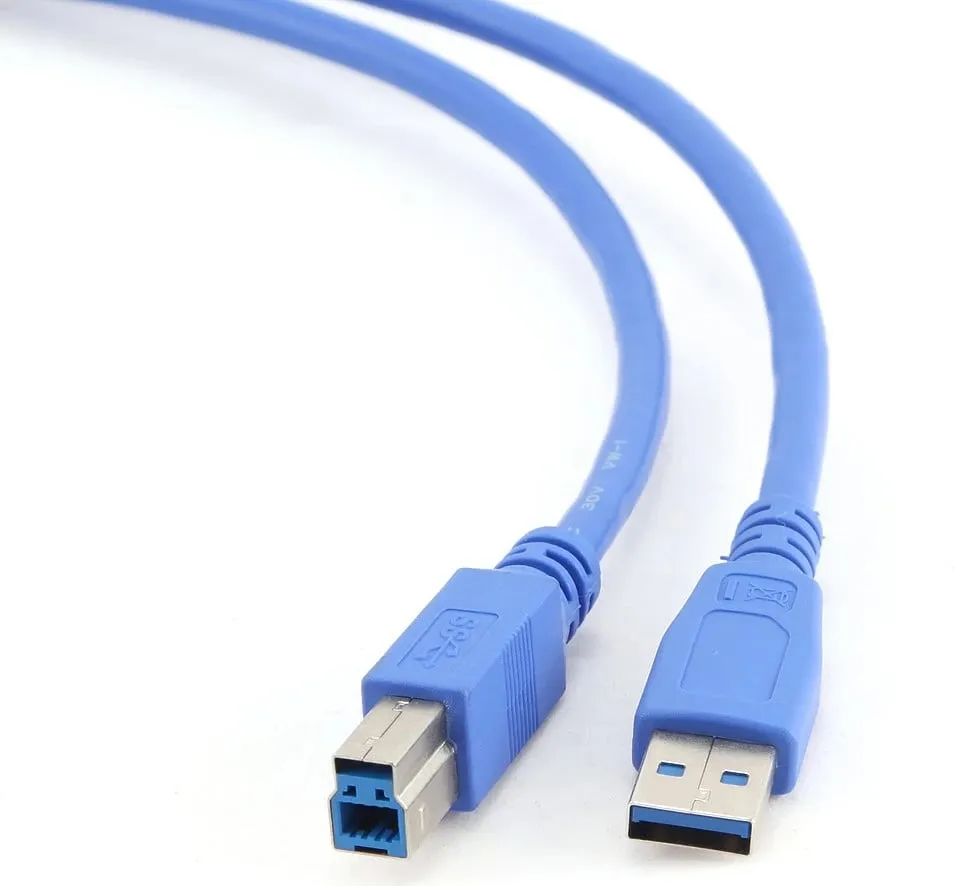 Kabllo Gembird USB-A - USB-B, 3m, i kaltër - 3