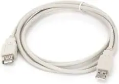 Kabllo Gembird USB A - USB A (CCP-USB2-AMAF-15C), 4.5m, e zezë