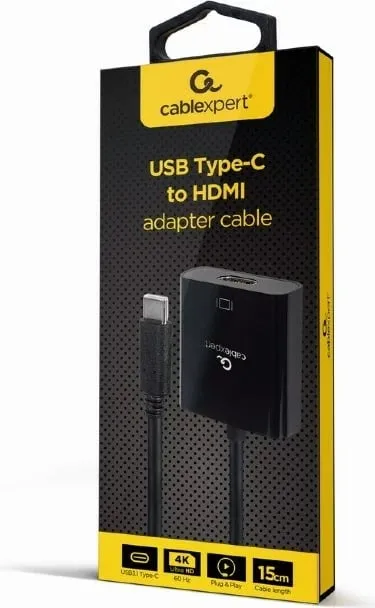 Kabllo Gembird USB-C në HDMI, i zi - 2