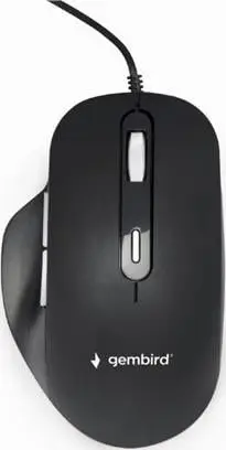 Maus Gembird MUS-6B-02, me kabllo, USB, i zi
