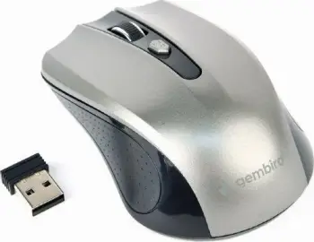 Maus pa kabllo MUSW-4B-04-BG, i zi/hirtë