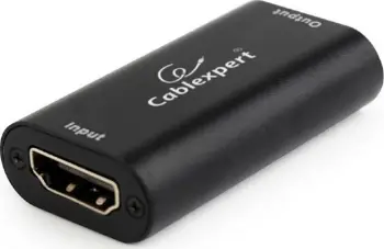 Përshtatës Gembird I/O REPEATER HDMI/DRP-HDMI-02, i zi
