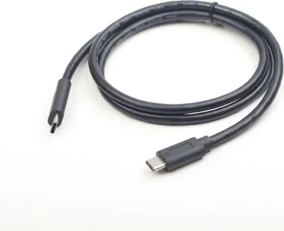 Kabllo Gembird USB-C - USB-C, 1m, e zezë - 1