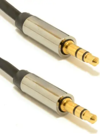 Kabllo Gembird Jack 3.5mm në Jack 3.5mm, 1m, e argjendtë