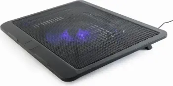 Mbajtëse ftohëse për laptop Gembird NBS-1F15-04, 15", USB, e zezë