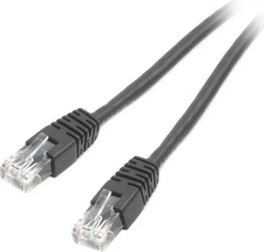 Kabllo rrjeti Gembird RJ-45, Cat.6, 1m, e zezë - 1