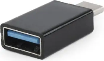 Përshtatës Gembird USB-C - USB-A (A-USB3-CMAF-01), i zi