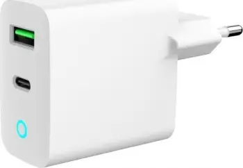Prizë Gembird Quick-Charge me USB dhe USB-C, 20W, e bardhë