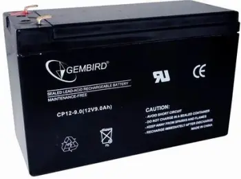 Bateri Gembird 12V/9Ah, e zezë