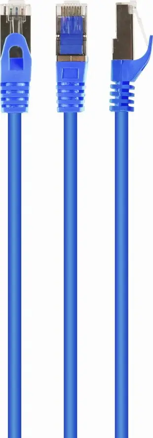 Kabllo rrjeti Gembird PP6A-LSZHCU-B-5M, Cat6a, 5m, e kaltër