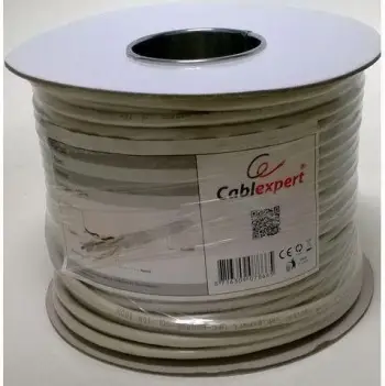 Kabllo Gembird UTP twisted pair, 4x2, cat. 6, AL-CU, 100m, UPC-6004SE-SOL/100, e hirtë