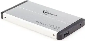 Kasë për disk Gembird 2.5" SATA - USB 3.0, i argjendë