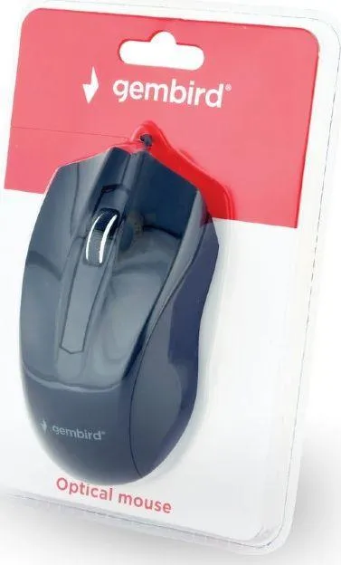 Maus Gembird MUS-3B-01, me kabllo, USB, i zi - 3