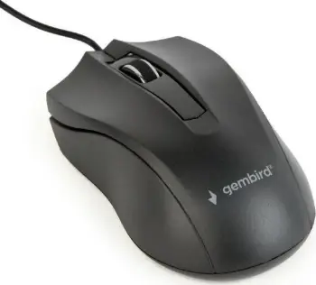 Maus Gembird MUS-3B-01, me kabllo, USB, i zi