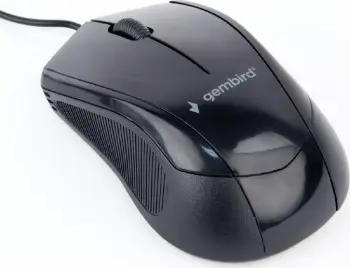 Maus Gembird MUS-3B-02, me kabllo, USB, i zi