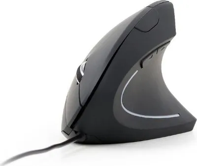 Maus Gembird MUS-ERGO-01, me kabllo, USB, i zi - 1