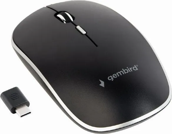 Maus Gembird MUSW-4BSC-01, wireless, USB-C, i zi - 1