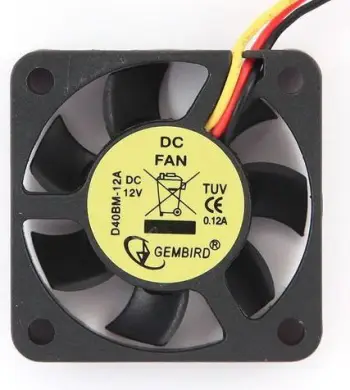 Ftohës Gembird D40BM-12A, 40 mm