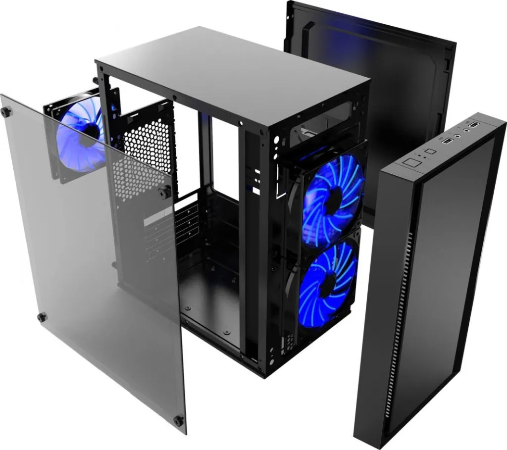 Kasë Gembird Fornax 960B, Mini Tower - 5