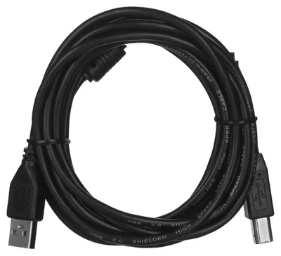 Kabllo Gembird, USB A / USB B, 3.04 m, e zezë - 1