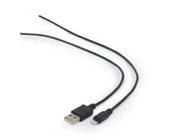Kabllo Gembird, USB A / Micro-USB B / Lightning, 1 m, e zezë