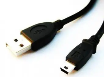 Kabllo Gembird, USB A / Mini-USB B, 1.8 m, e zezë