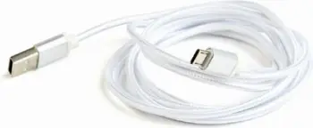 Kabllo Gembird CABLEXPERT, USB-A (M) / Micro USB 2.0 (M), 1.8m, e argjendtë