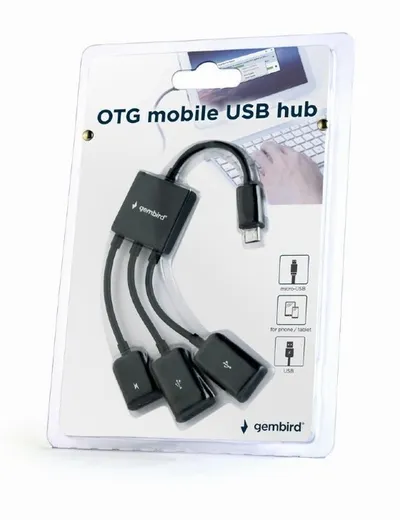 Kabllo Gembird CABLEXPERT USB hub, OTG - 2
