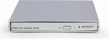 DVD±RW i jashtëm Gembird DVD-USB-021-SV, USB 2.0, argjendtë