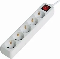 Shtekerlistë Gembird PROTECTOR POWER SURGE SPG4 C 6, 5 dalje, kabllo 1.8m, e bardhë - 1