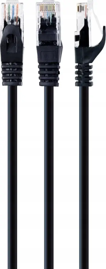 Kabllo rrjeti Gembird PP6U-1.5M/BK, Cat6 UTP, 1.5m, e zezë