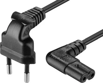 Kabllo energjie Gembird, IC320 C7, 0.75 m, e zezë - 1