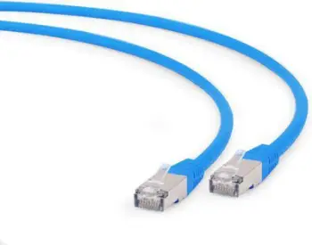 Kabllo rrjeti Gembird PP6A LSZHCU, RJ45 RJ45 Cat.6a, 0.5m, S/FTP, blu