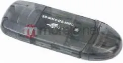 Lexues USB Gembird (FD2-SD-1), USB 2.0, 480Mb/s, i hirtë - 1