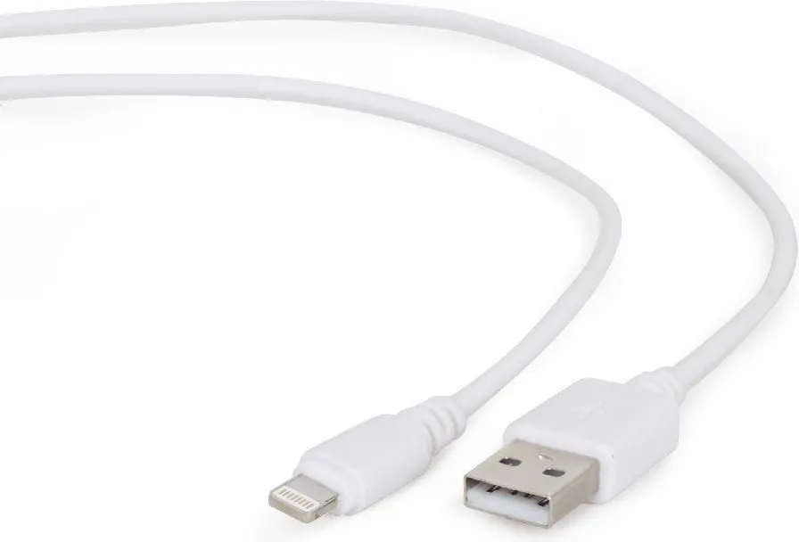 Kabllo Gembird CABLEXPERT, USB 2.0 në Lightning (IP5 dhe më të lartë), 2m, e bardhë - 1